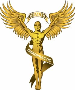 chiropractic symbol gold