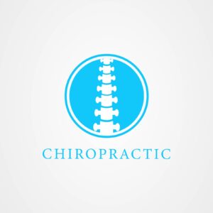 chiropractic blue icon